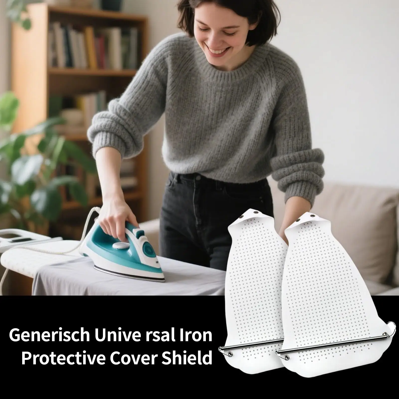 Iron Shoe Cover Electric Iron Sole Plate Protector Smooth Ironing Assistant Tool Ironing Accessory for Household Garment Ironing