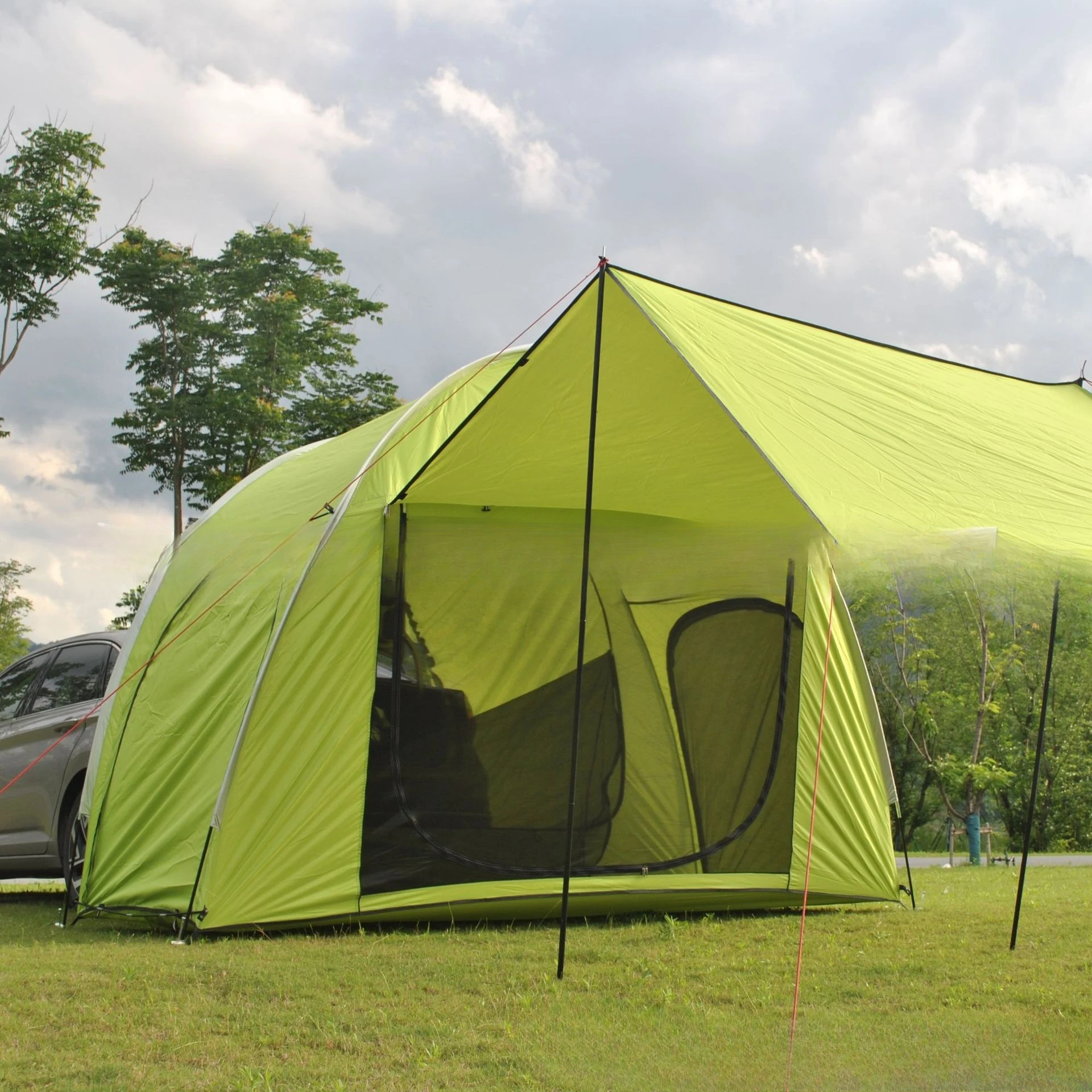 Full-model Rear Extension Tent, Carriage Tent, with Mesh Extension Canopy, Front Hall SUV Tent