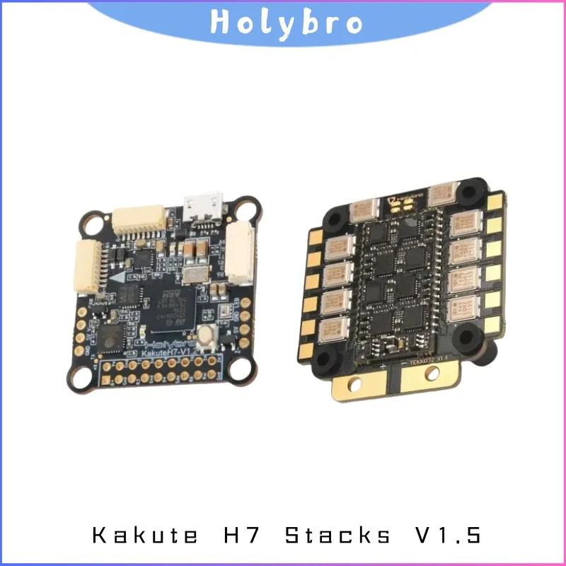 

Контроллер полета HolyBro 2025 Kakute H7 V1.5 — MPU6000 и Tekko32 F4 50A/65A 4-в-1 ESC 2-6S для гоночного дрона FPV