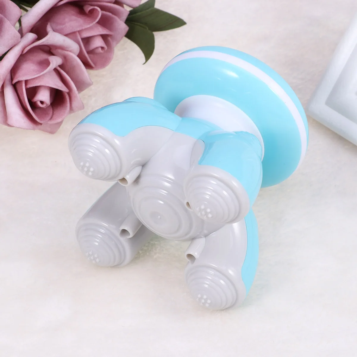 

Handheld Mini USB Electric Rechargeable Massager Portable Lightweight for Neck Back Foot Muscle Relaxation Luminous Massager