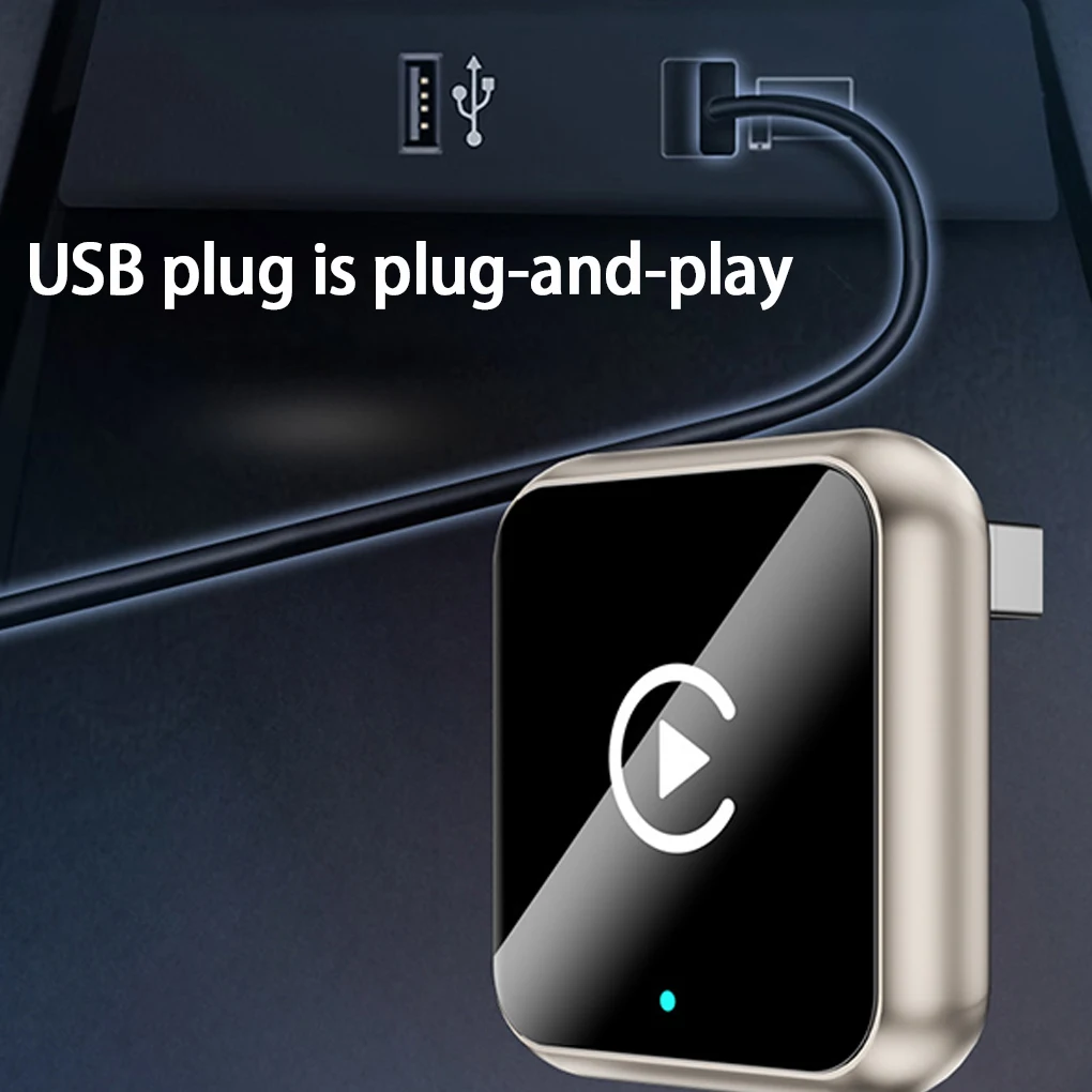 2 in1 Wireless Carplay Adapter Android Auto WiFi BT Stable Connect Support Multi App Smart Voice Remote Systems Car Play