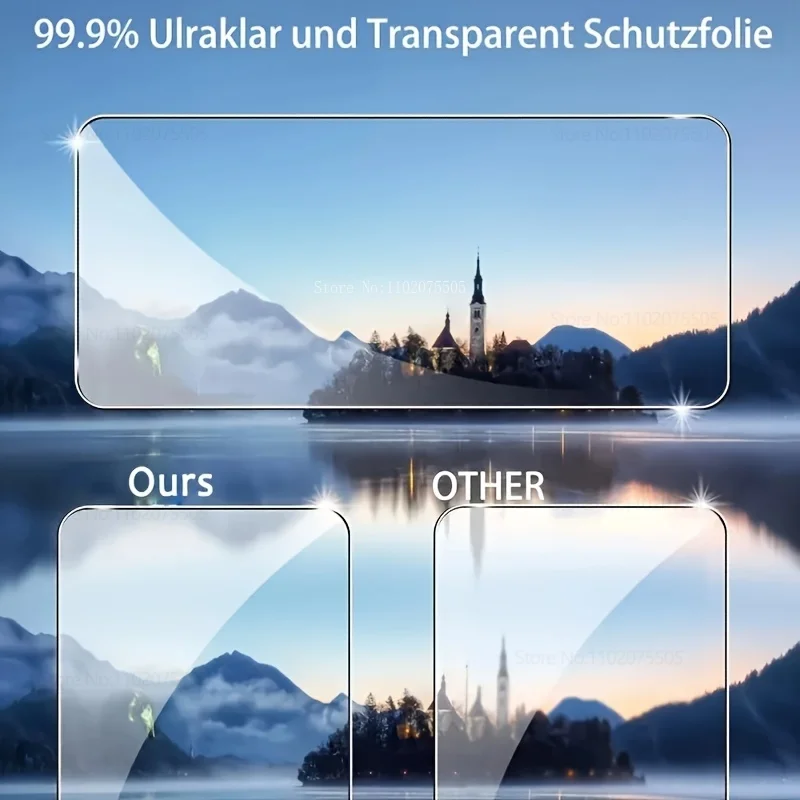 2 шт. коробка для установки без пыли закаленное стекло Samsung Galaxy S23 Ultra S21FE S25 Plus HD Защитная пленка экрана S24 S22 Фото №3