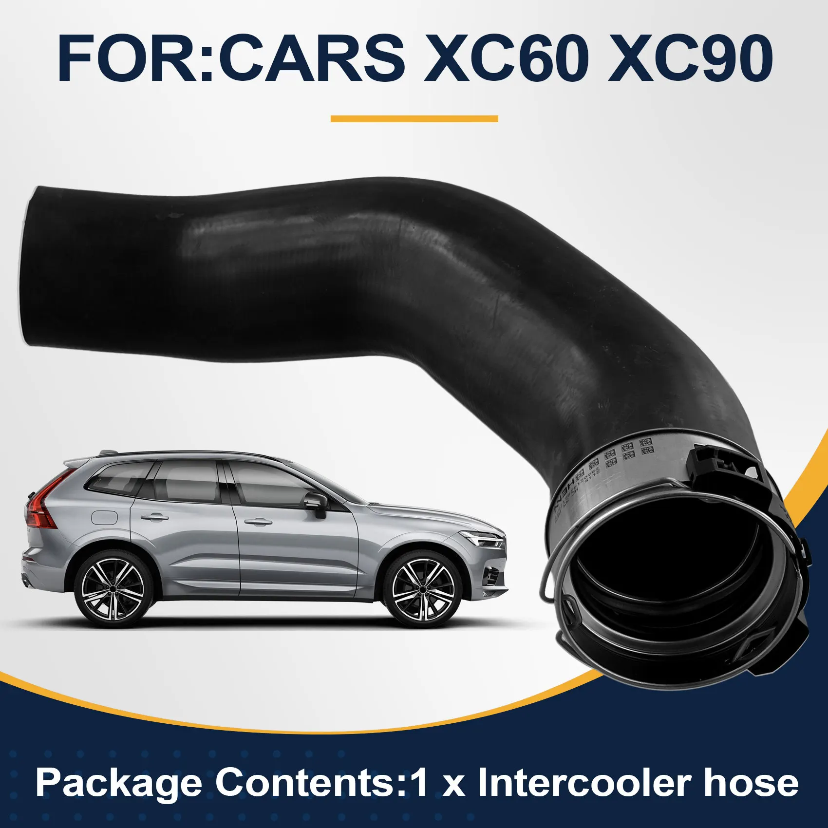 

Intercooler Hose Turbocharged Intercooler Air Pipe Radiator Water Pipe 31370955 For Volvo XC60 XC90-A67F