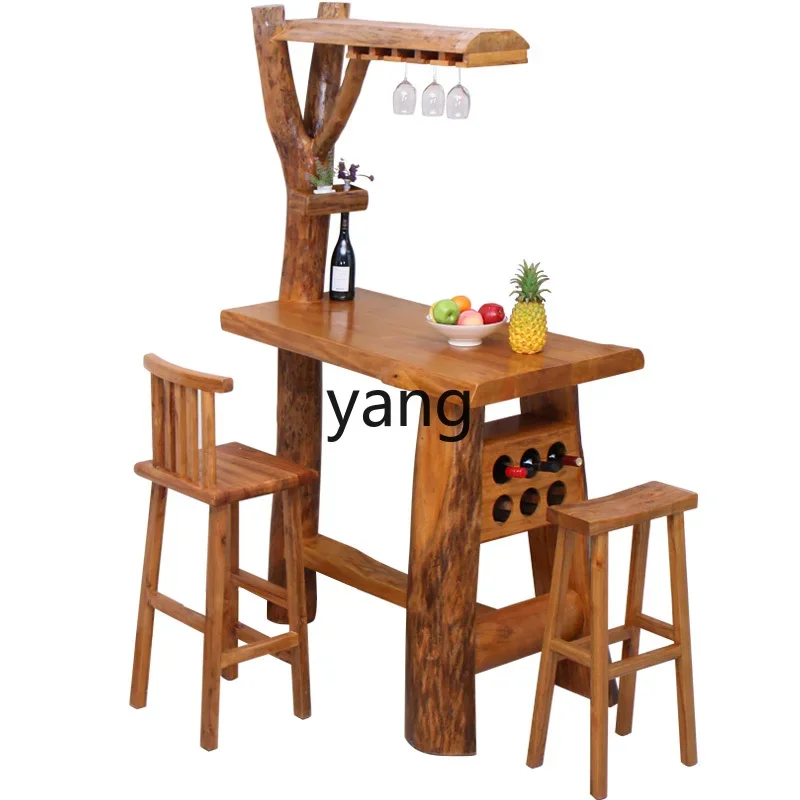 LH   creative home bar table partition living room bar bar wine cabinet solid wood