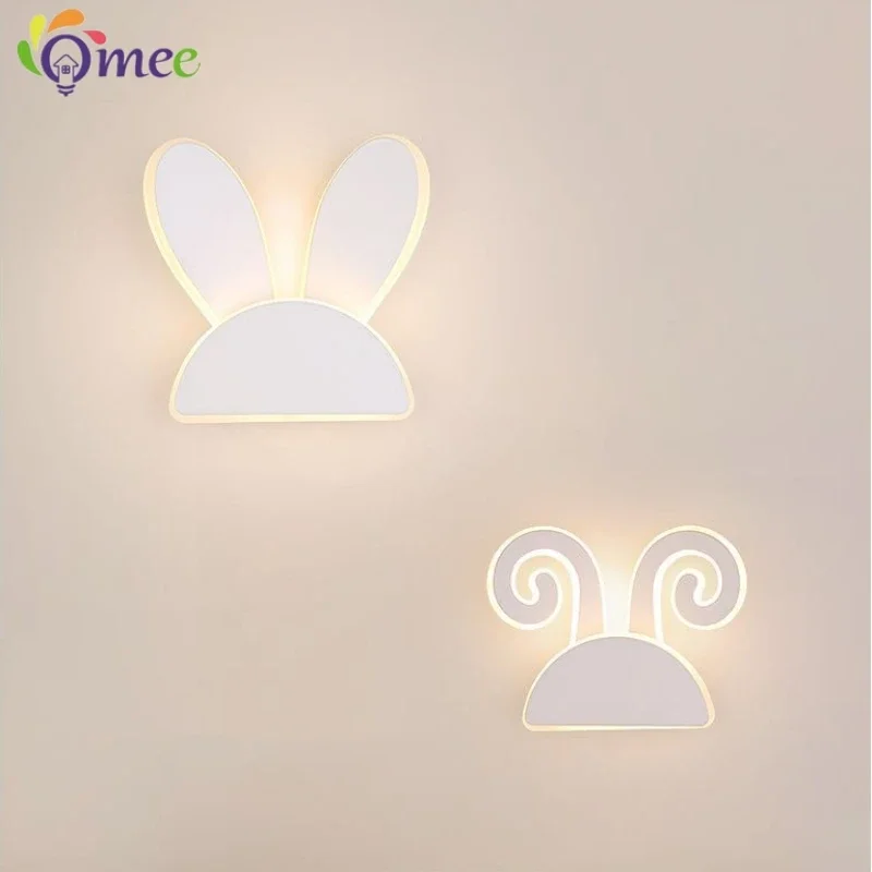 

Modern LED Wall Sconce For Children Bedroom Living Dining Room Study Aisle Indoor Wall Decoration For Home Light Fixture Luster