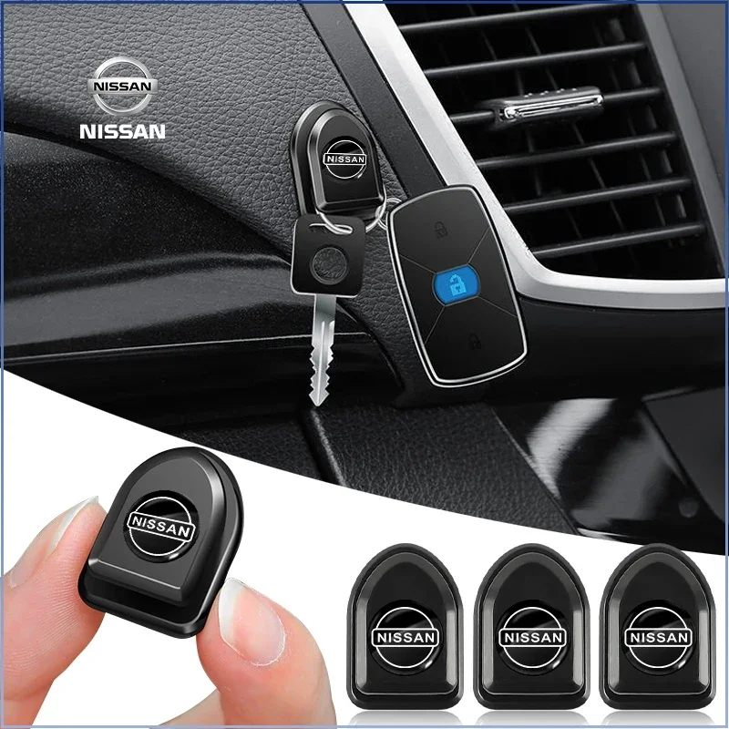 1/2/4Pcs Car Hook Seat Back Hanger Holder Stickers for Nissan Nismo Navara Leaf Qashqai AltimaTiida Patrol Micra J32 Hub Caps