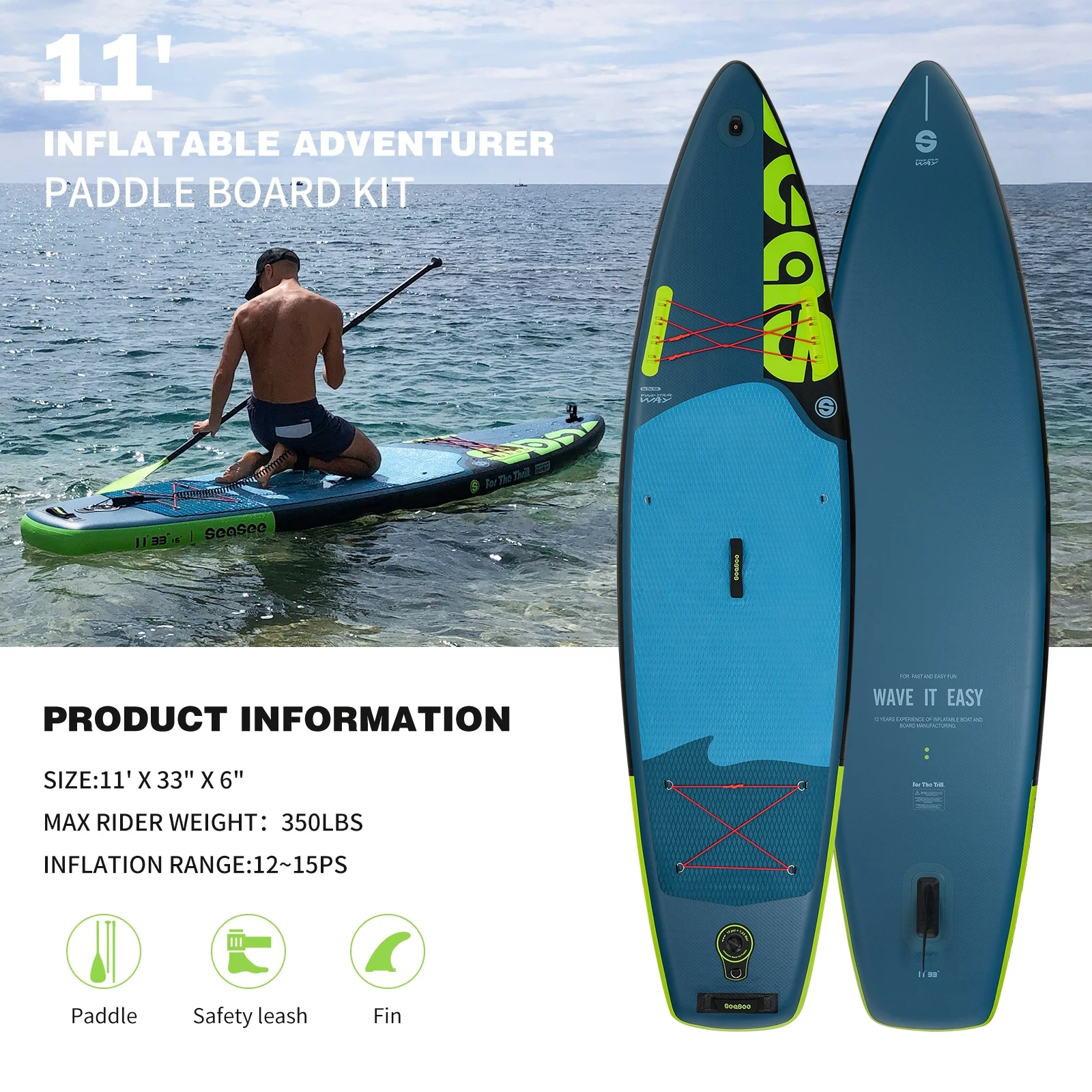 Touring SUP Inflatable Stand Up Paddle Board With Full Accessories New Style Paddleboard For Water Sport