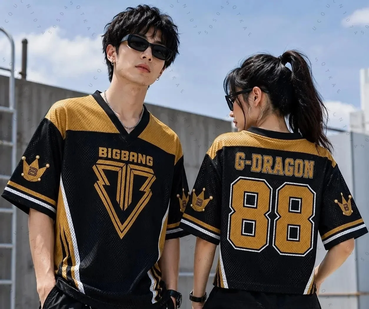 BIGBANG 2026 World Tour World Tour Side Short sleeved T-shirt Loose Millennium Streetwear Motorcycle Couple Fan Gift