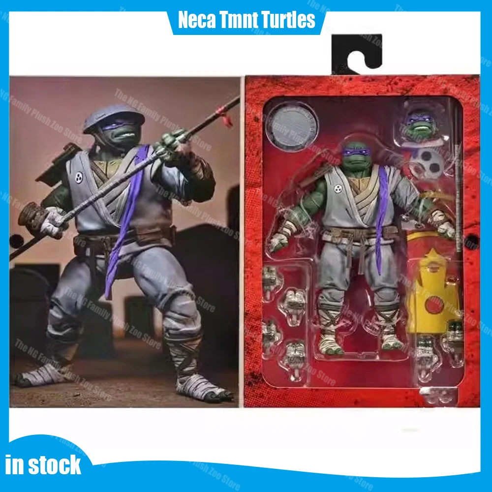 In Stock Neca Tmnt Turtles Figures Shf The Last Ronin Ultimate Donatello Anime Action Figure Model Figurine Model Kid Toy Gifts