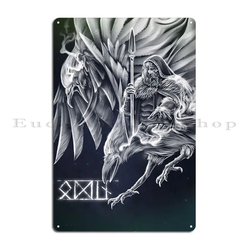 Odin Metal Plaque Club Customize Design Kitchen Cinema Tin Sign Poster