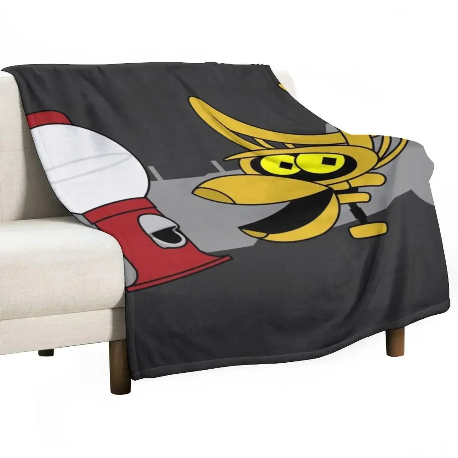 

MST3K - The Bots Throw Blanket Foldable Soft Warm Blanket for Outdoor Use
