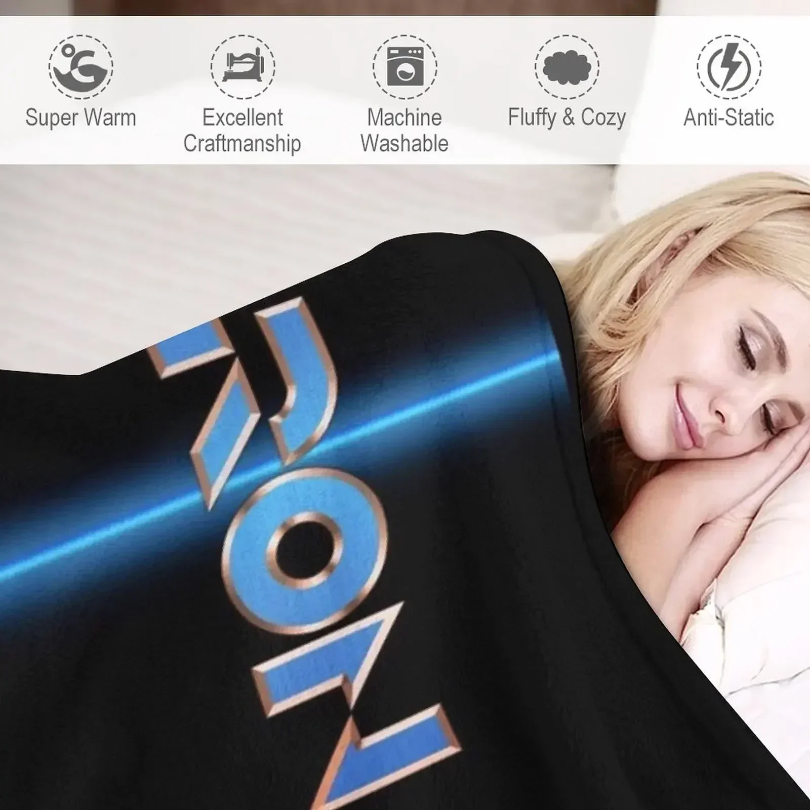 TRON 1982 Throw Blanket Sleeping Bag Shaggy Stuffeds Luxury Brand Blankets 4