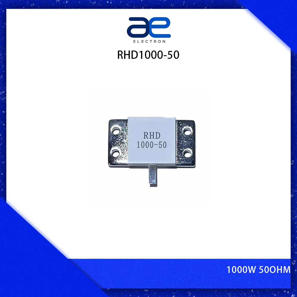 RF Power Resistor 800W 50Ohm | 1000W 50/100/200Ohm Microwave Flange High Power Termination Dummy Load