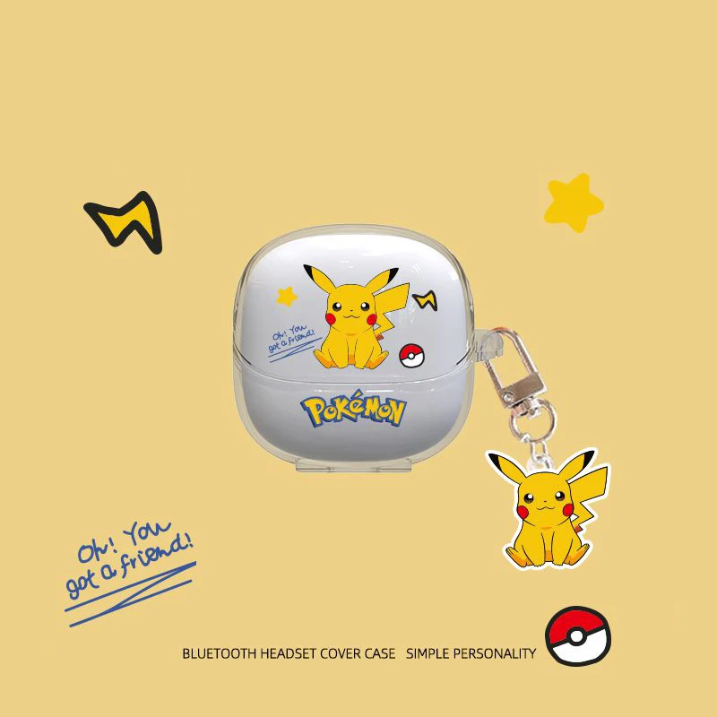 Kulomi Frog Cartoon Transparent For Xiaomi Buds 5 Headphone Case Xiaomi Buds5 Drop-Proof and Dust-Proof Headphone Case