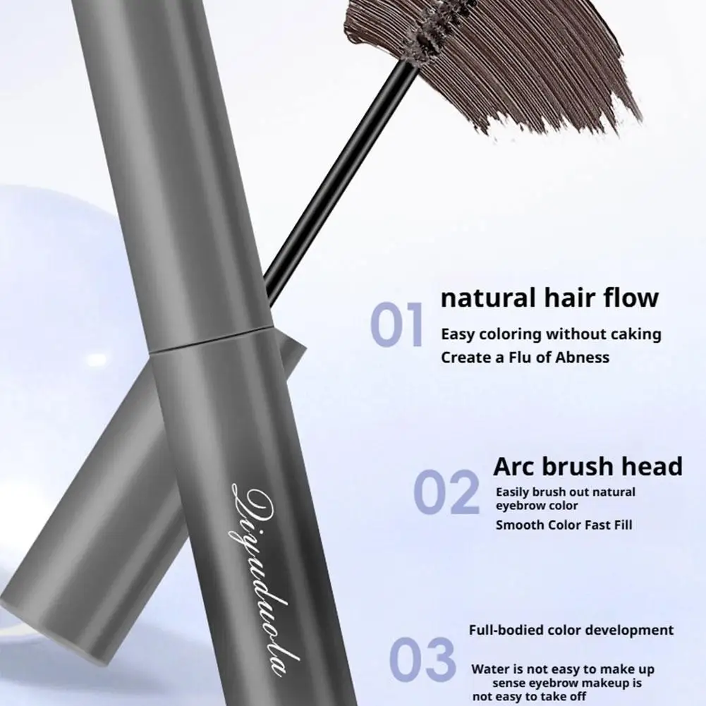 3D 長持ちアイブロウクリーム防水防汗非退色ナチュラルメイクカラーアイブロウクリームポータブル回転ペン