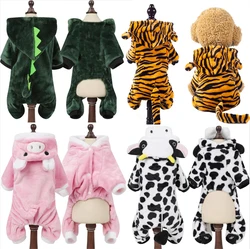 Hondenkleding Zacht Warm Fleece Honden Jumpsuits Huisdierkleding voor kleine honden Puppy Katten Hoodies Chihuahua Yorkshire Kostuumjassen