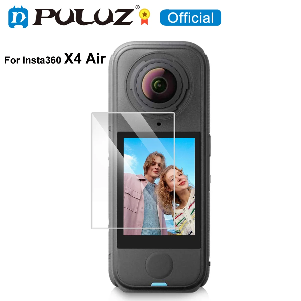 PULUZ HD Screen Tempered Glass Film for Insta360 X4 Air Screen Protector Sport Action Camera Accessories