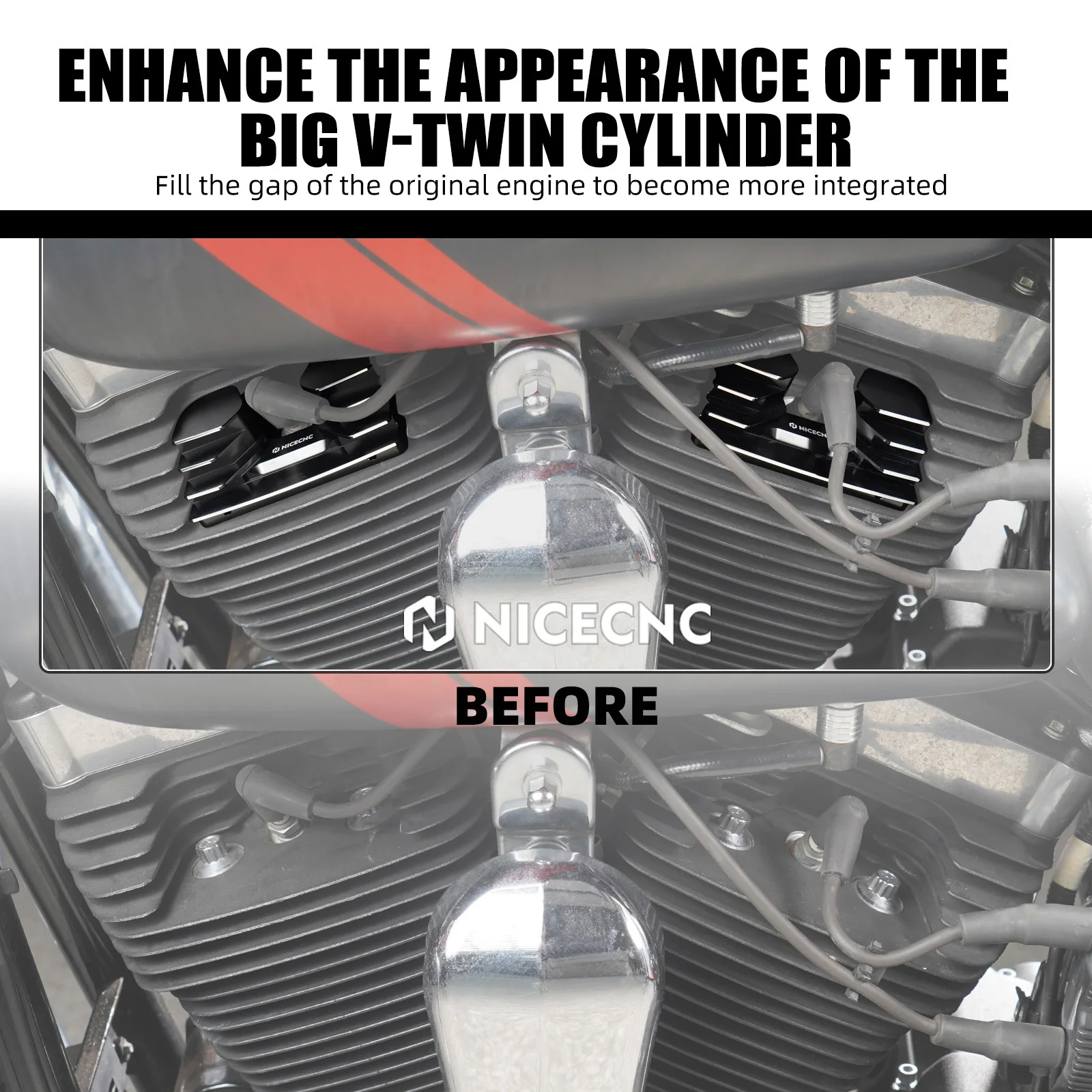 ل هارلي دينا لو رايدر FXDL الزعانف شرارة التوصيل رئيس غطاء الترباس شارع بوب FXDB فات بوب FXDF سوبر الإنزلاق FXD مخصص واسعة الإنزلاق