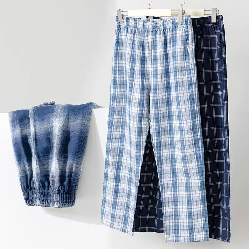 2025 Pantaloni lunghi versatili casual da uomo della nuova primavera e autunno Pantaloni casual versatili per la casa Pantaloni da notte casual
