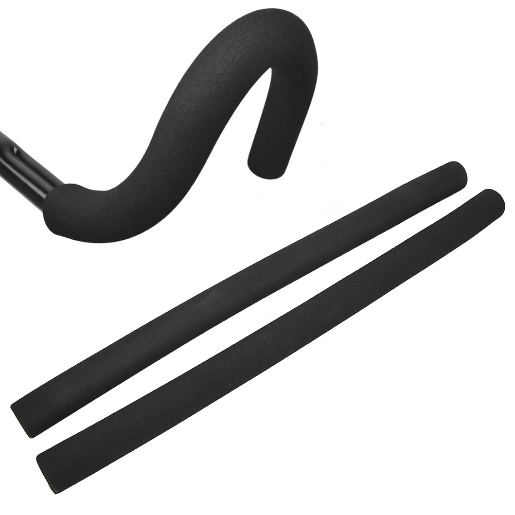 Lixada Fahrrad Schaumstoff-Lenkergriffe, weiche Schaumstoff-Lenkergriffe mit Endkappen, Fahrradzubehör, Schaumstoff-Lenkergriffe – Detail 3
