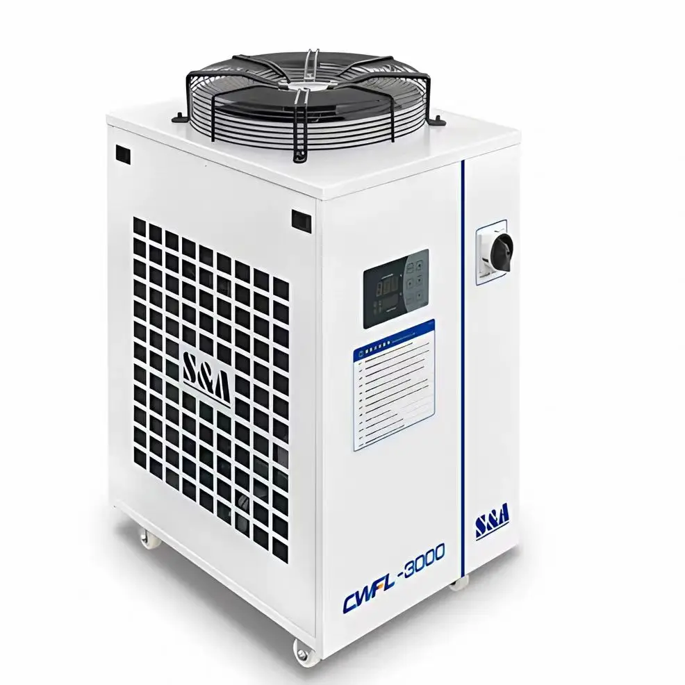 Best Seller S&A CW-3000 CW5200 Chiller For CO2 And Fiber Laser Engraving Patented Product New Efficient Cooling Long Laser Life