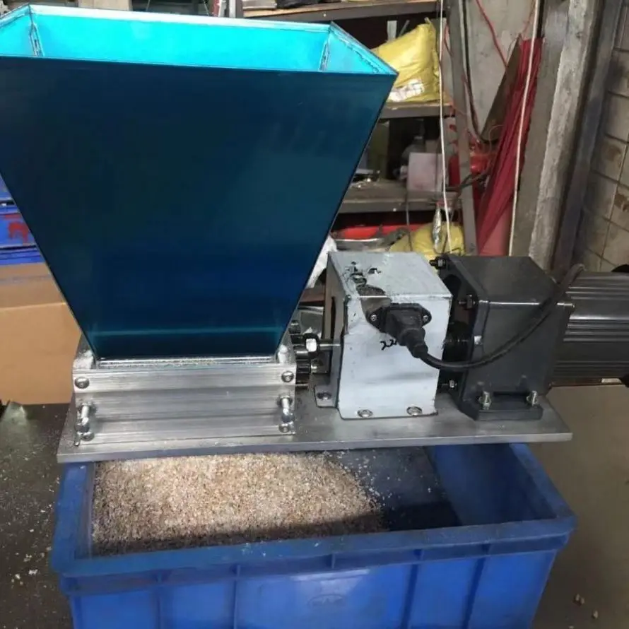 304 Stainless Steel Adjustable Mini Electric 2 Roller Malt Oat Corn Mill Grain Grinder for Beer Home Brew