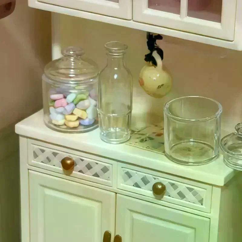 1 セットかわいいミニチュアドールハウスミニ小麦粉袋キットモデルプレイキッチン食品人形アクセサリーおもちゃ家の装飾