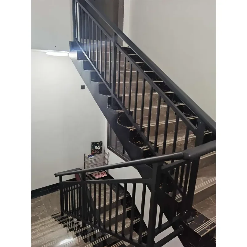 High Quality Fully Assembled Aluminum Stair Railing Popular Modern Design Style for Outdoor Deck Railing