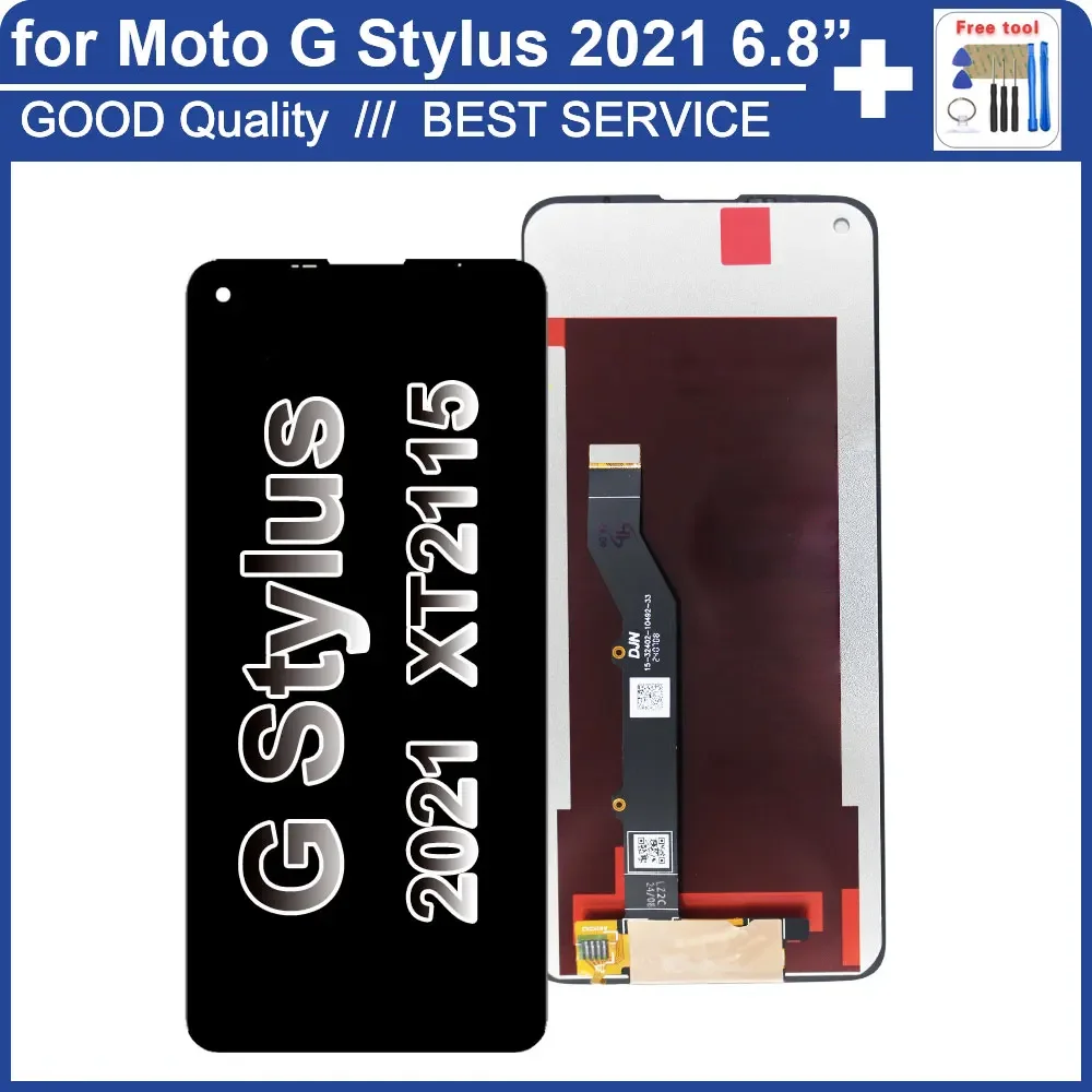 Pop nuevo LCD para Motorola Moto G Stylus 2021 XT2115 pantalla LCD reemplazo de la pantalla táctil para Moto G Stylus 2021 XT2115-1-2-3-4-DL