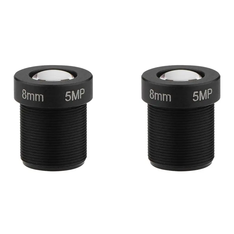 2X Single Board Computer Lens 8Mm 5MP HD Network Multi-Function Convenient Practical Portable Security Surveillance Lens