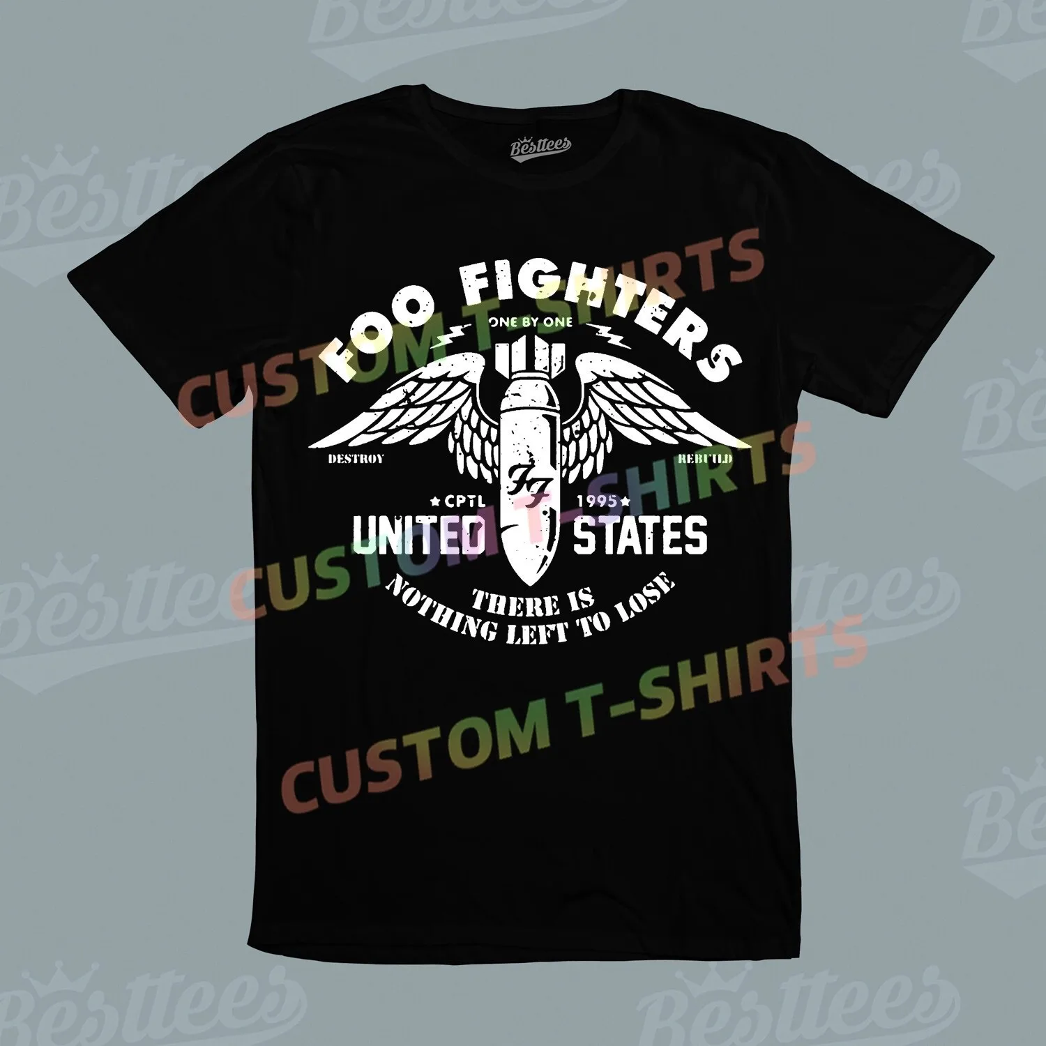 

Men/Women Band Foo Fighters Rock n' Roll American Tee T-Shirt