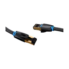 Cable Ethernet Vention Cat8 SFTP 40Gbps 2000MHz Cat 8 RJ45, Cable de Conexión de Red para Router, Módem, Internet, Cable Ethernet RJ