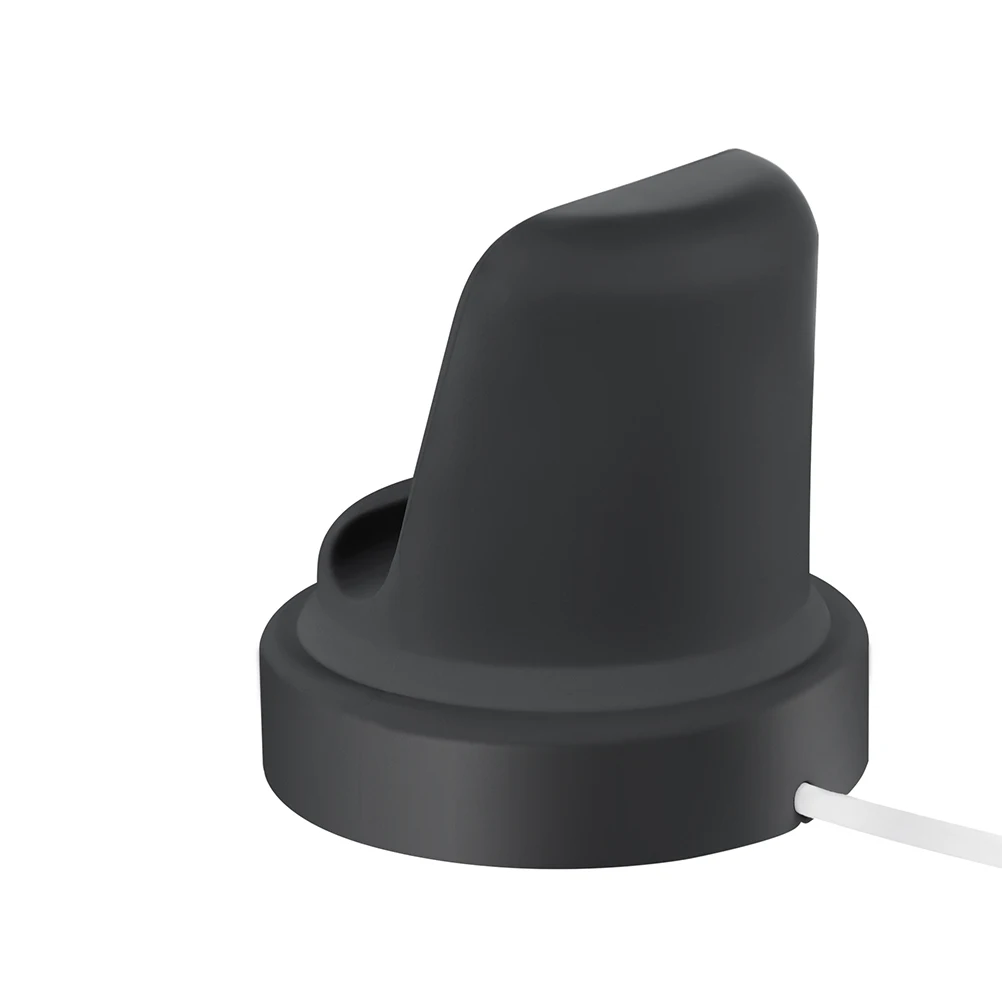 

Подставка для зарядки часов для часов 4 3 2, силиконовая подставка для док-станции с отверстием для кабеля, нескользящая основа, удобная для путешествий, несколько