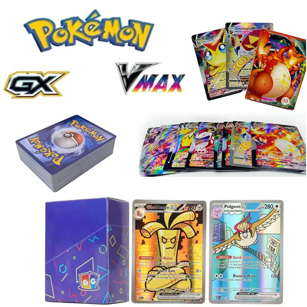 Pokemon Collection Cards Edition Flash Card Charizard Pikachu Blastoise Cards Toys Hobbies Hobby Collectibles Game Cards