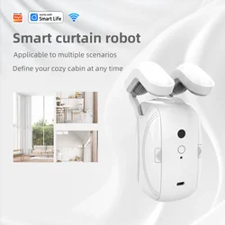 Smart home curtain machine Smart curtain opener APP remote control Roman pole track suitable for living rooms and bedrooms