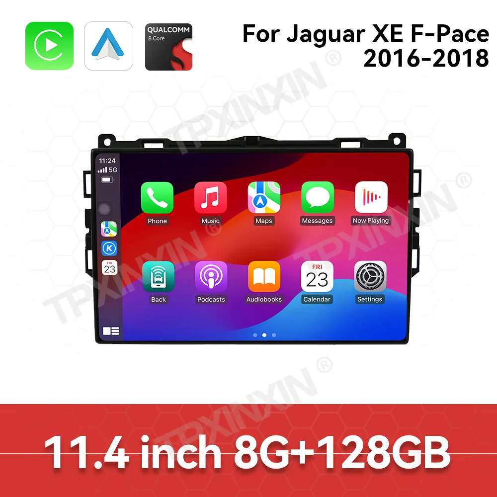 For Jaguar XE F-Pace 2016-2018 Android Car Radio Multimedia Video Wireless Carplay Autoradio Stereo GPS Navigation Head Unit view 6