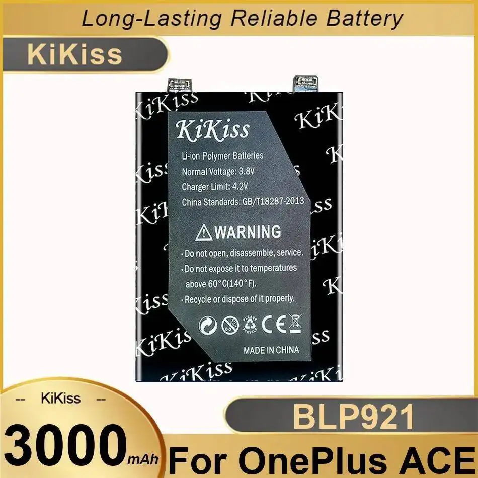 

Good Low-Temperature Performance 3000Mah For Oneplus Ace 1 Long-Lasting BLP921 Mobile Phone Battery