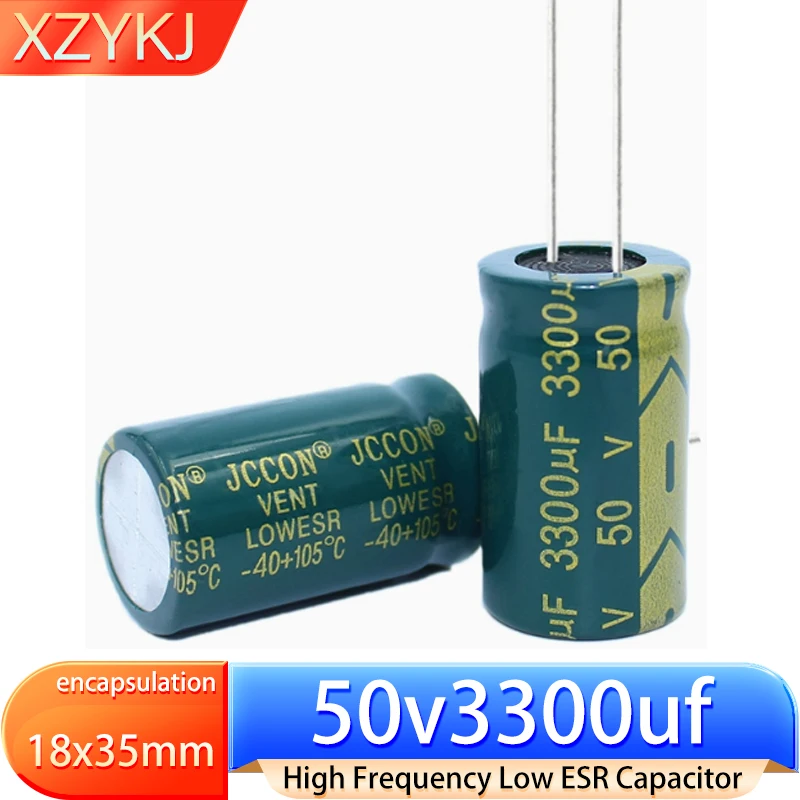 2PCS 18x35 16v22000uf 25v10000uf 35v10000uf 50v3300uf 100v1000uf 400v150uf capacitor de alta frequência e baixa resistência