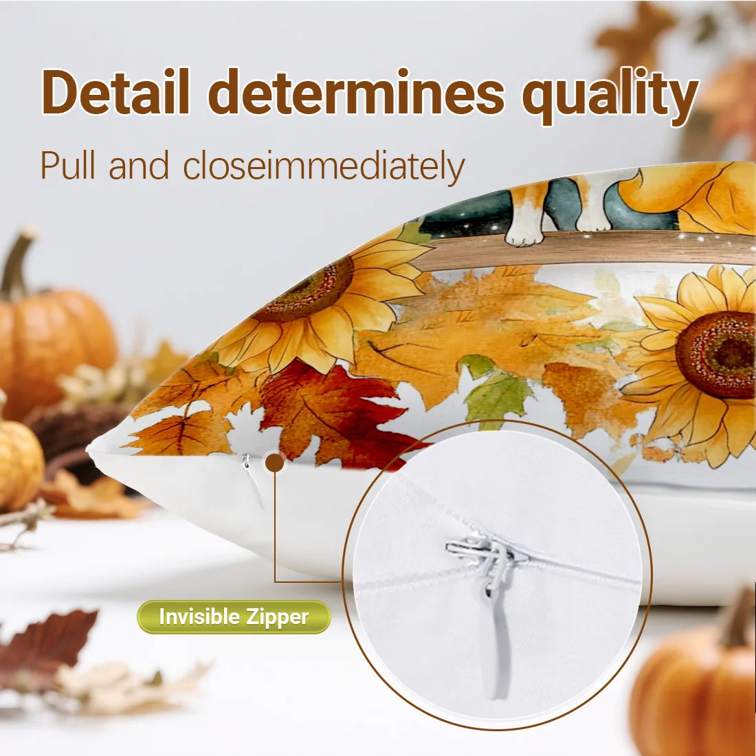 4 Uds Funda de almohada estampada 45x45 سنتيمتر Fundas de almohada decorativas suaves y acogedoras para exteriores con #4