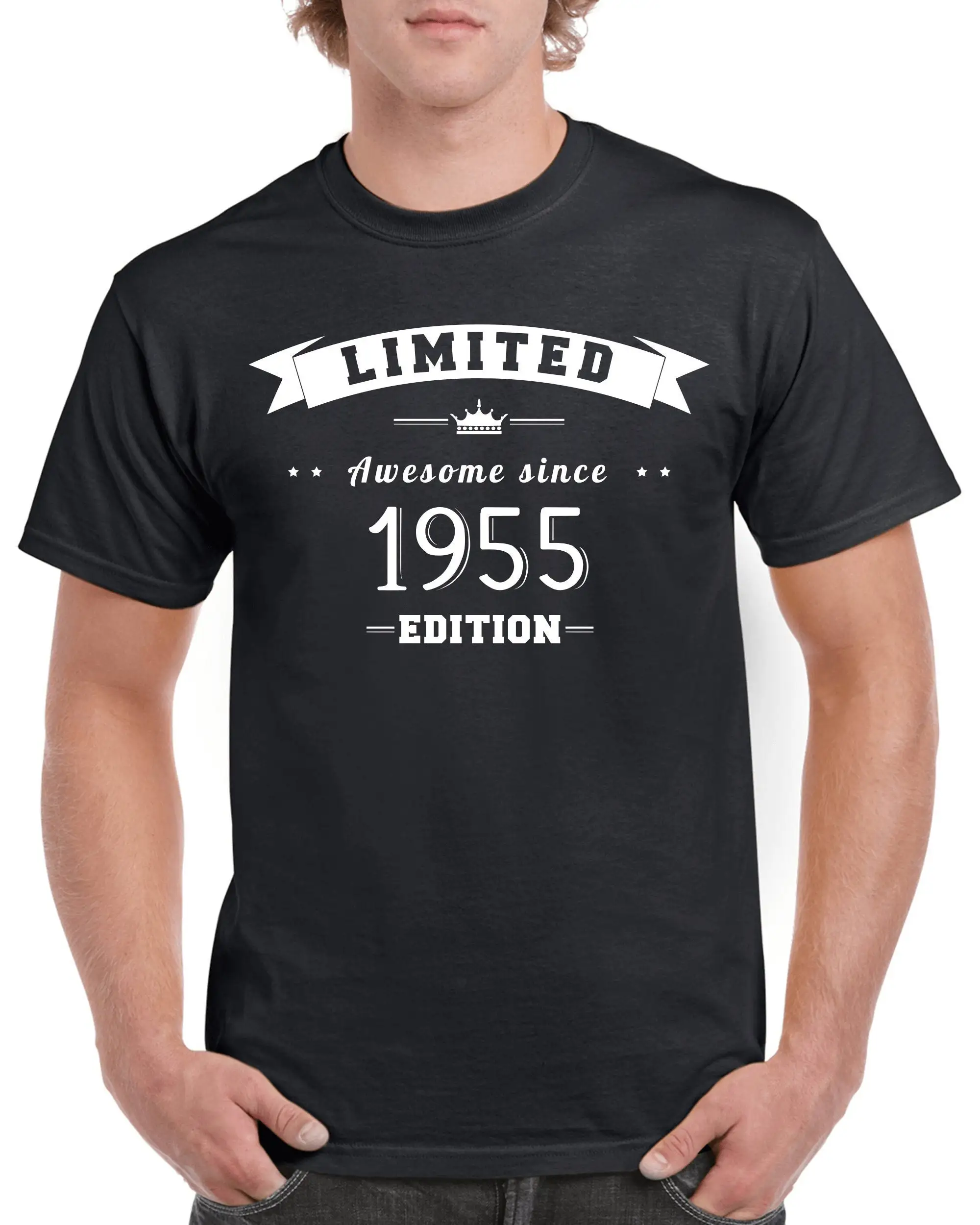 68Th Birthday T Shirt For Him Or Her Turning 68 Years Old And Born In 1955  Made Of 100 Pre Shrunk Cotton