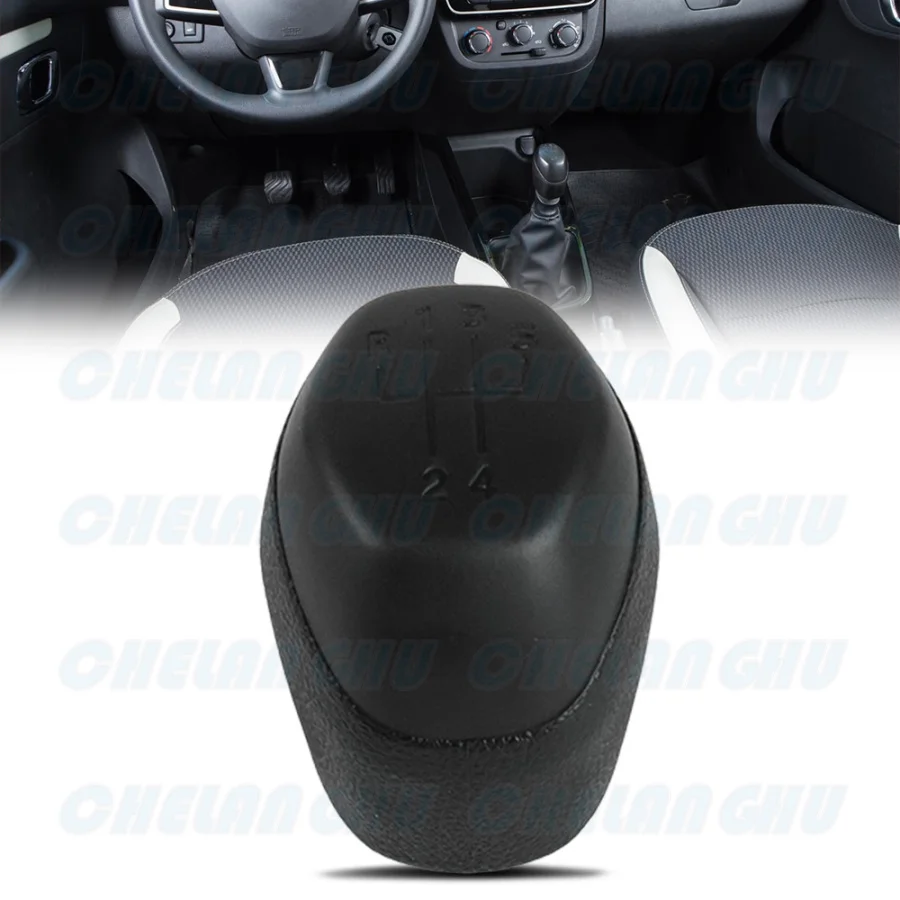 For Renault Kwid 2015 2016 2017 2018 2019 2020 2021 2022 2023 2024 2025 328653346R Black 5 speed gear shift knob Car accessories