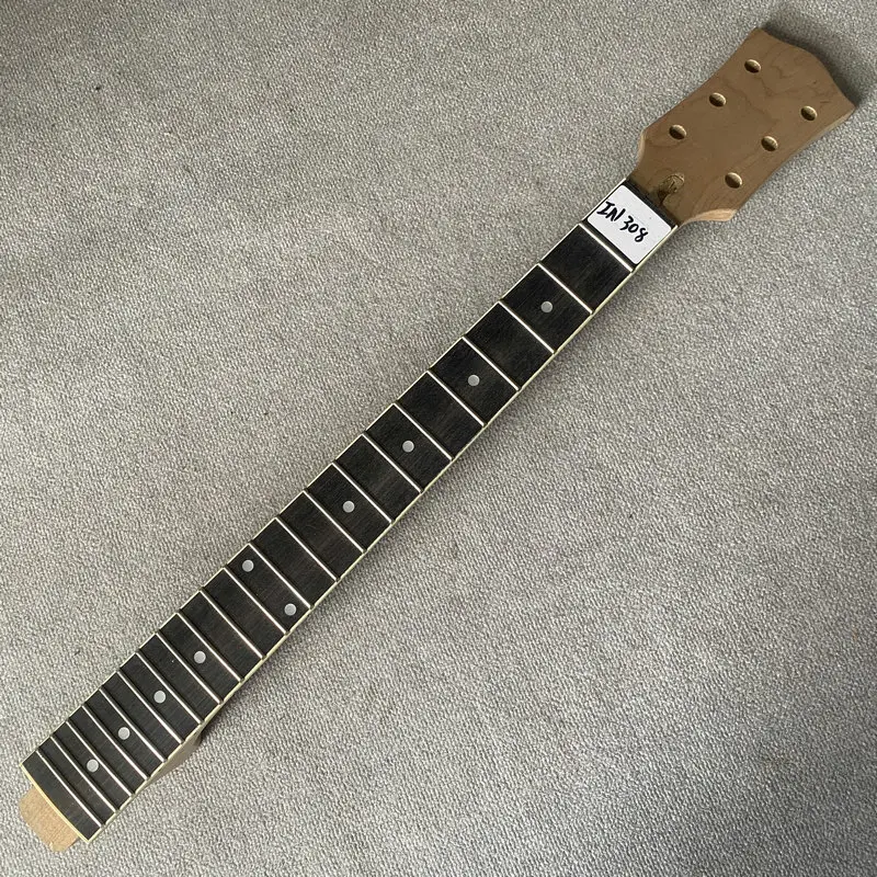 IN308 Hot Selling Left Hand Machine Head L3+R3 Electric Guitar Neck Fingerboard Binding 22 Frets Custom Order DIY&REplace Parts