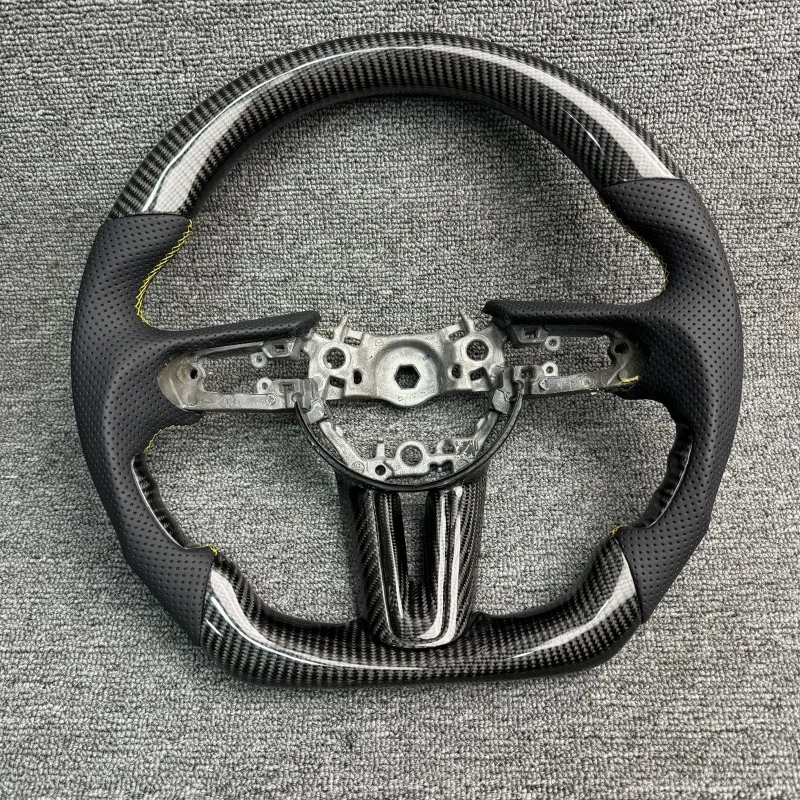 لمازدا 3 6 AxelA a Ten Za Rx8 MX5 CX3 CX8 CX9 CX-4 CX-5 Rx-7 CX5 اكسسوارات السيارات الداخلية ألياف الكربون عجلة القيادة مخصص #1