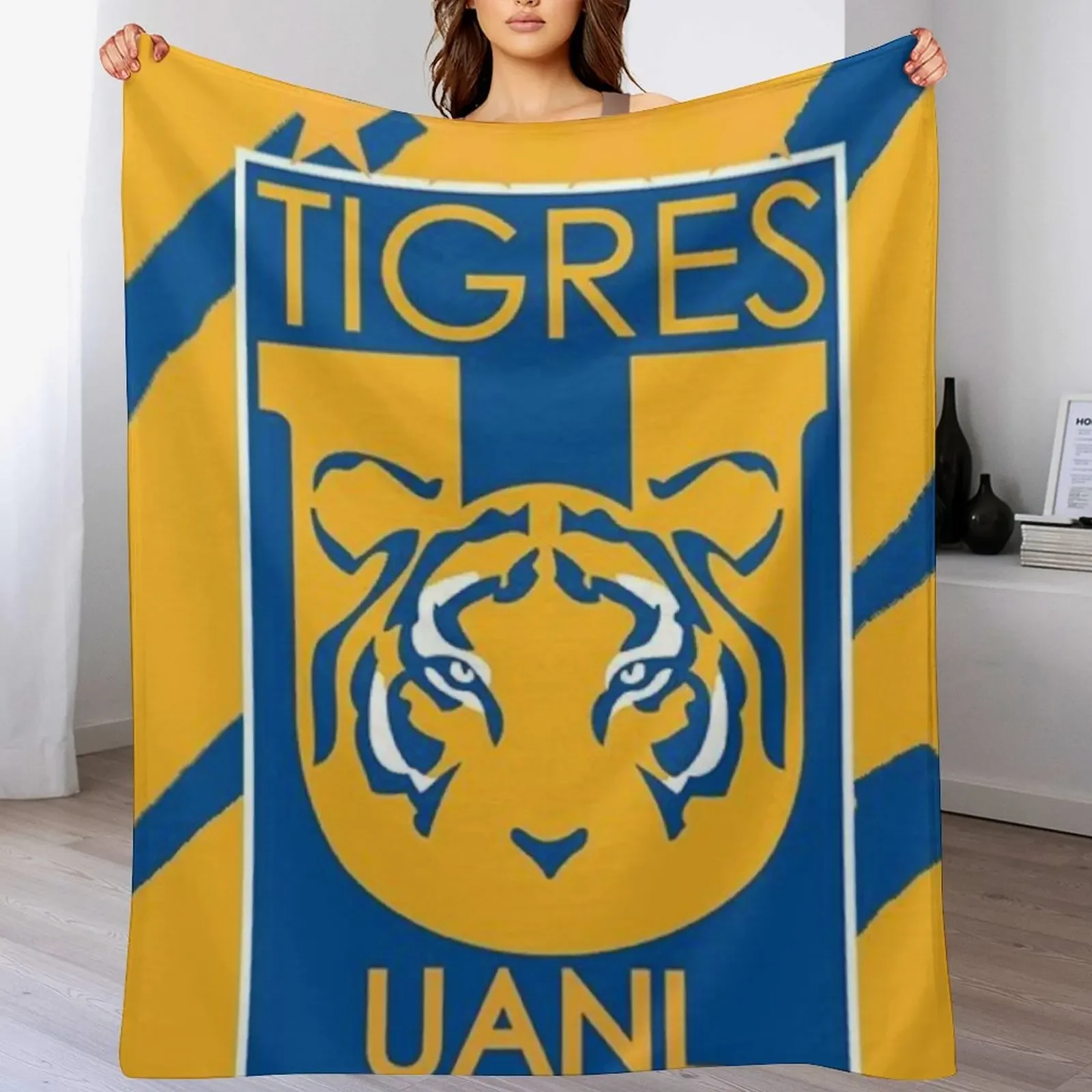 

tigres uanl Throw Blanket Thin valentine gift ideas Sleeping Bag Fashion Sofas Blankets