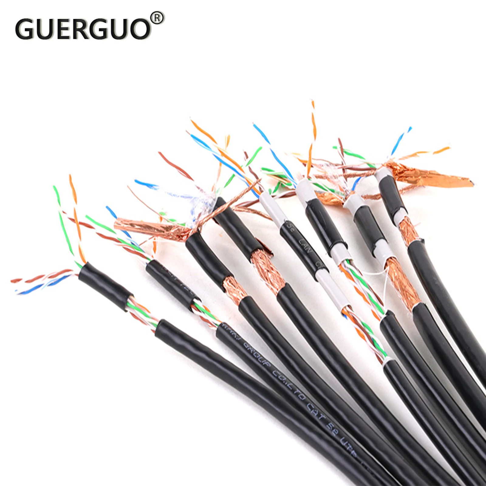 0.3M-100M Cat5/CAT6 Stage Ethernet Extension UTP/STP/SFTP Cable Indoor&Outdoor Unshielded/Shielded LAN Network Cable RJ45 Cable