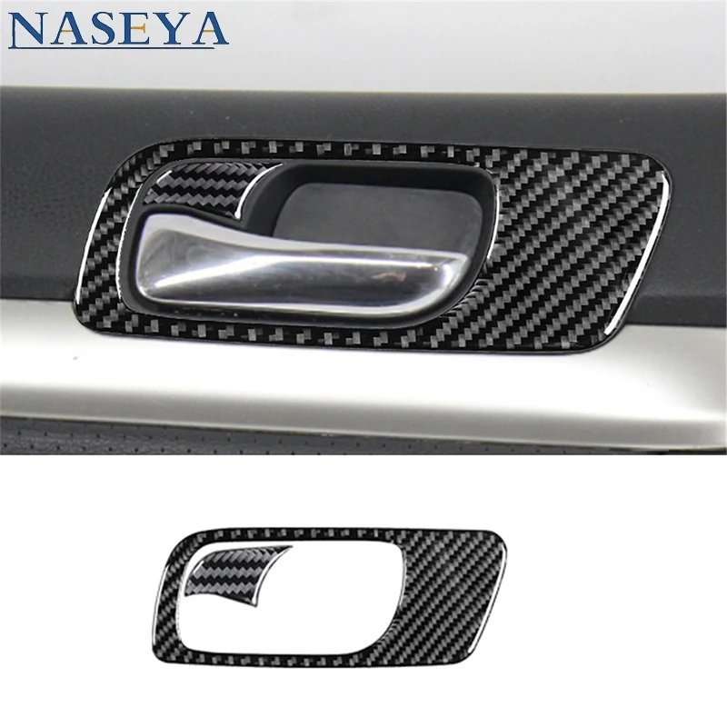 

Main Driver Inner Door Handle For Honda Acura TSX 2003 2004 2005 2006 2007 2008 Carbon Fiber Stickers Car Interior Accessories