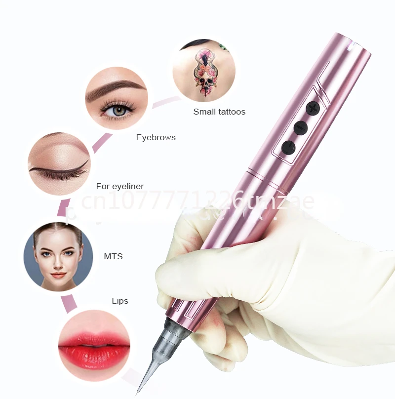 Stylo de tatouage professionnel sans fil, machine à tatouer sans fil Jules PMU, nouveau Biomaser Dermografo