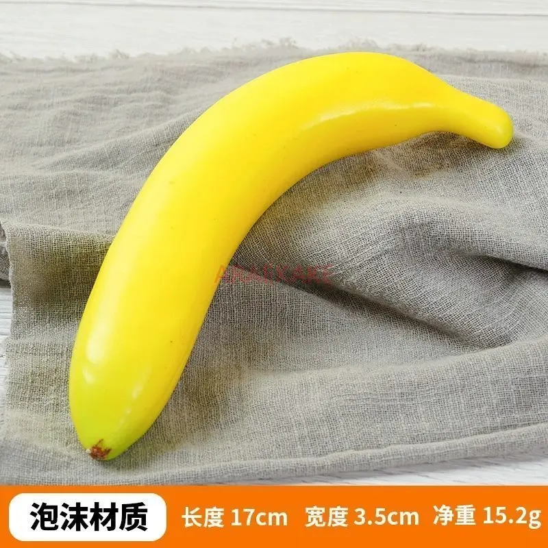 1PCS Simulated Banana Emperor Banana Plastic Fake Fruit String Model Cabinet Decoration Photography Prop