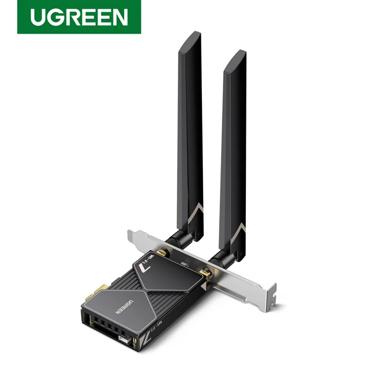 MAF UGREEN WiFi 7 BE6500 PCIe 4Pin WiFi Card Bluetooth 5.4 IEEE 802.11ax/be 6G 2882Mbps/5G 2882Mbps/2.4G 688Mbps BE3600 view 2