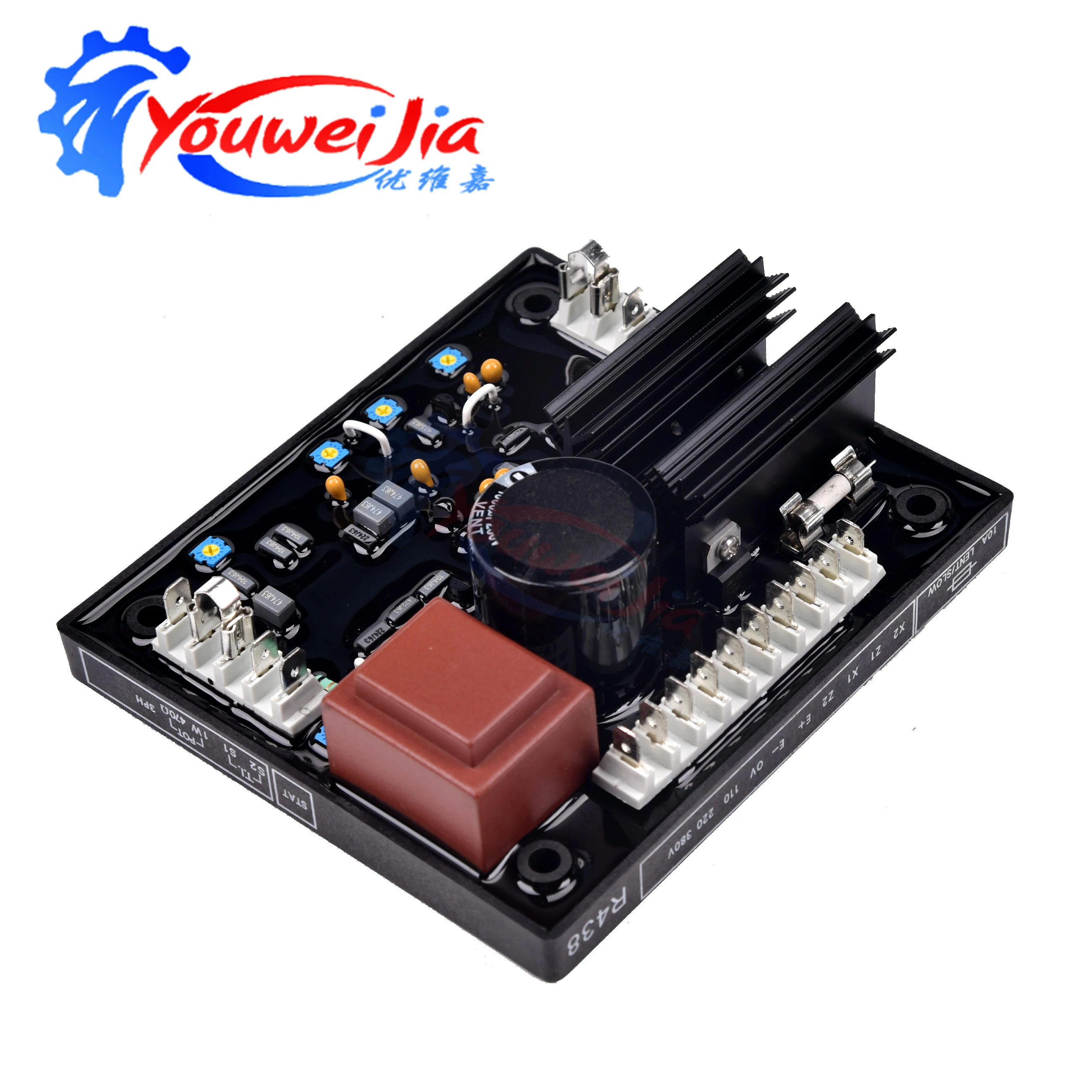 AVR R438 Automatic Voltage Regulator Board for Generator Excitation - Essential Part for Reliable Power Supply